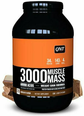 QNT 3000 Muscle Mass Molkenprotein mit Geschmack Schokolade 1.3kg