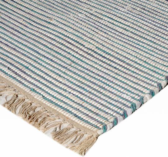 Tzikas Carpets 30160-011 Χειροποίητο Εξωτερικού Χώρου με Κρόσια 67x150cm Beige - Green