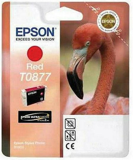 Epson T0877 Original InkJet Printer Ink Red (C13T08774010)