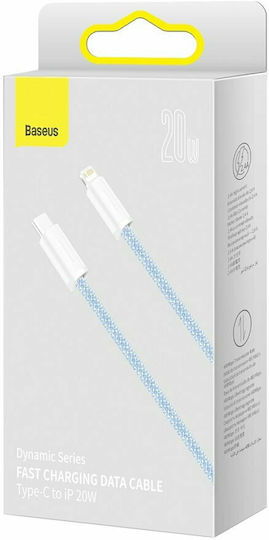 Baseus Dynamic Braided USB-C to Lightning Cable 20W Blue 1m (CALD000003)