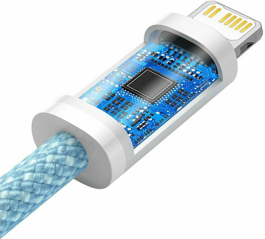 Baseus Dynamic Braided USB-C to Lightning Cable 20W Blue 1m (CALD000003)