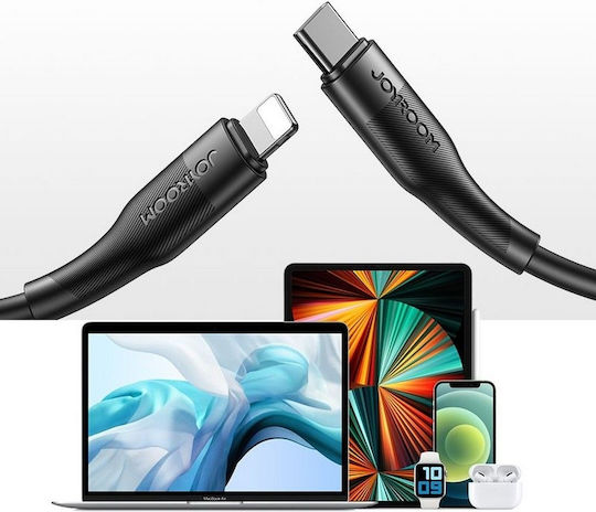 Joyroom S-1224M3 USB-C to Lightning Cable 20W Μαύρο 1.2m