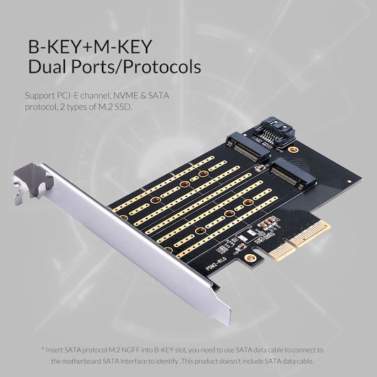 Orico PCIe Controller with 2 M.2 Ports