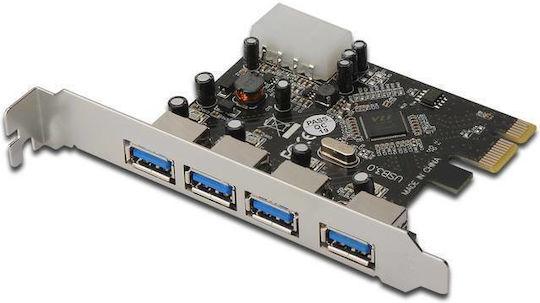 Digitus Κάρτα PCIe σε 4 θύρες USB 3.0