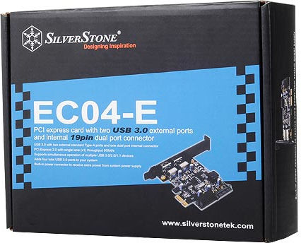 Silverstone Κάρτα PCIe σε 3 θύρες USB 3.0
