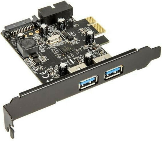 Silverstone Κάρτα PCIe σε 3 θύρες USB 3.0