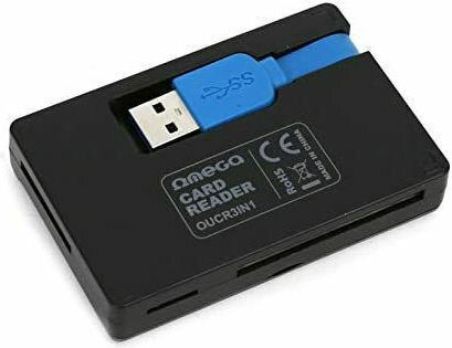 Omega OUCR33 Kartenleser USB 3.0 für /S/D/ /m/i/c/r/o/S/D/ / /C/o/m/p/a/c/t/F/l/a/s/h/ / /