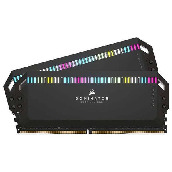 メモリー CORSAIR DOMINATOR PLATINUM 5200MHz 64GB Corsair Dominator Platinum RGB 64GB DDR5 RAM cu 2 module (2x32GB