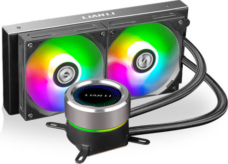 Lian Li Galahad 240 AIO v2 AIO Водно Охлаждане За CPU С 2 Вентилатора 120mm И RGB Осветление