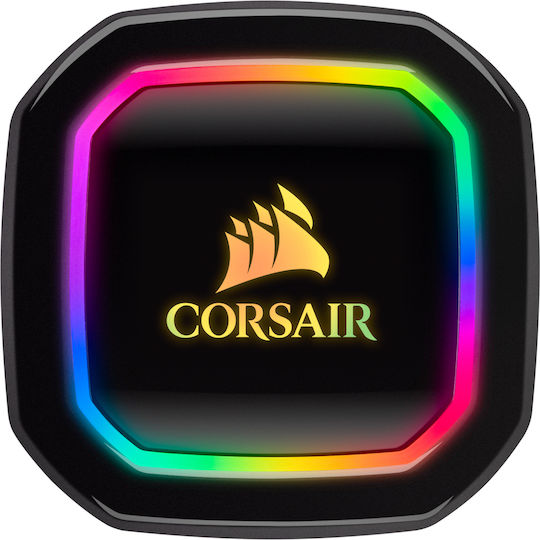 Corsair iCUE H100i RGB PRO XT Υδρόψυξη Επεξεργαστή Διπλού Ανεμιστήρα 120mm για Socket AM4/1200/115x