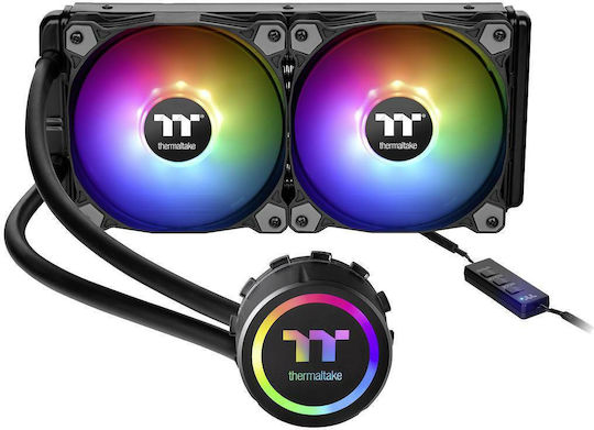 Thermaltake Water 3.0 240 ARGB Sync Υδρόψυξη AIO CPU με 2 Ανεμιστήρες 120mm