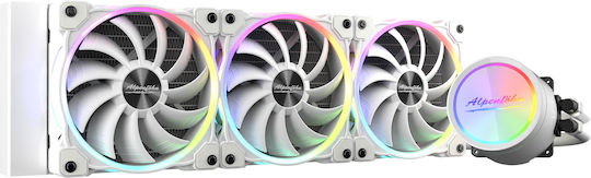 Alpenfoehn Gletscherwasser 360 RGB Water Cooling AIO CPU With 3 White 120mm Fans