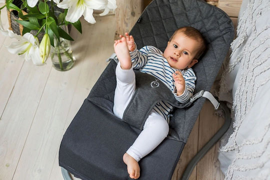 Momi Electric Relax pentru Bebeluși Bess cu Vibrații Gri pentru Copil până la 9kg
