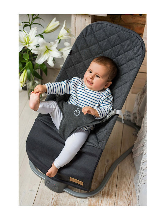 Momi Ηλεκτρικό Relax Μωρού Bess με Δόνηση Gray για Παιδί έως 9kg