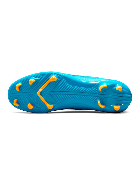 Nike Mercurial Vapor 14 Club FG/MG Χαμηλά Ποδοσφαιρικά Παπούτσια με Τάπες Chlorine Blue / Marina / Laser Orange