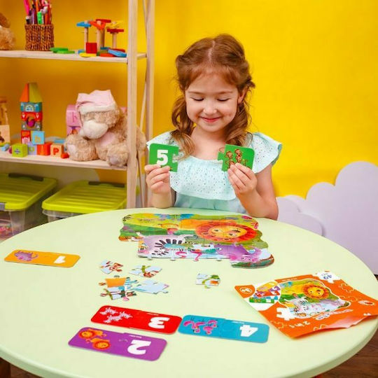 Παιδικό Puzzle Ζωολογικός Κήπος για 3+ Ετών 49pcs Roter Kafer