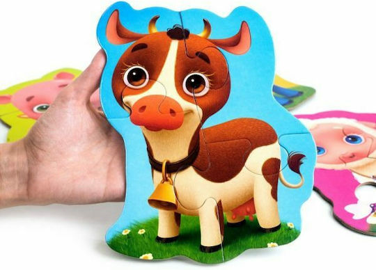 Παιδικό Puzzle Maxi Farm για 3+ Ετών 13pcs Roter Kafer