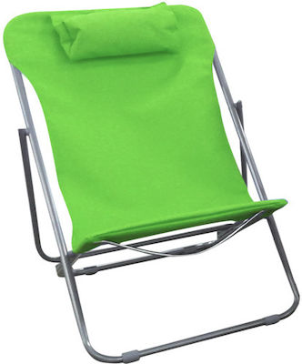 General Trade Children's Small Chair Beach with High Back Green 40x56x60cm