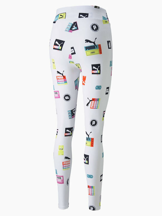 Brand Love Women's Long Training Legging High Waisted White