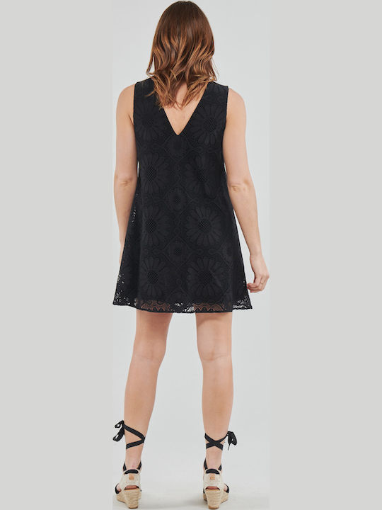 Hamburgo Sommer Mini Abendkleid Schwarz
