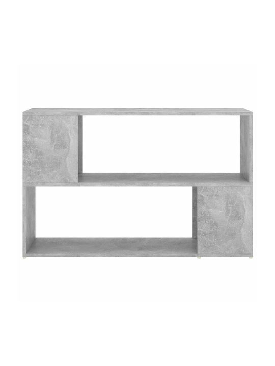 Bookcase Grey 100x24x63cm