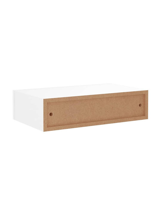 White Wall Shelves (2 Pieces) 40x23.5x10cm