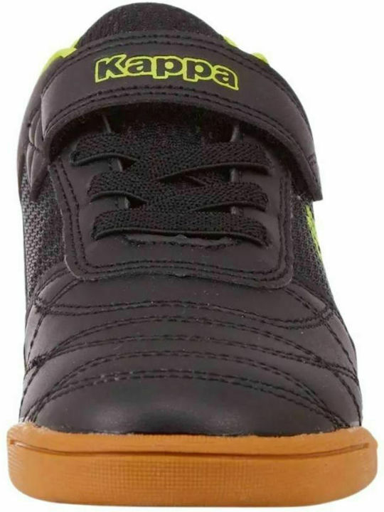 Damba Kids Sports Shoes Running with Hoop & Loop Closure Black