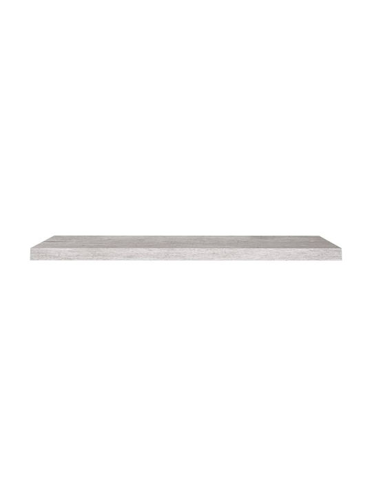 Wandregal Grau Beton 100x23.5x3.8cm
