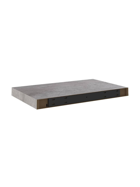 Shelf Wall Grey Concrete 50x23x3.8cm