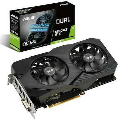 Asus GeForce GTX 1660 Super 6GB GDDR6 Dual Evo OC Κάρτα Γραφικών
