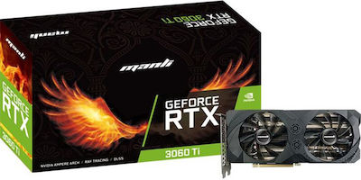 Manli GeForce RTX 3060 Ti 8GB GDDR6 M2480 + N630 v2 Κάρτα Γραφικών