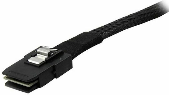 StarTech Mini SAS - HD Mini SAS Cable 1m Μαύρο (SAS87431M)