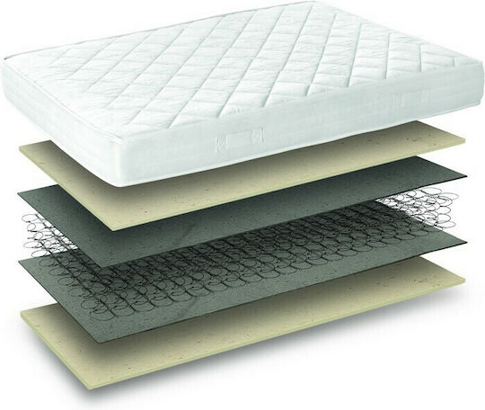 Sleep Well Foam Διπλό Ορθοπεδικό Στρώμα 140x190cm με Ελατήρια