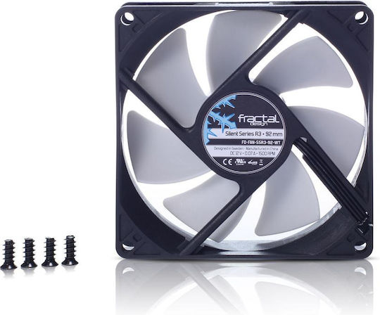 Silent Series R3 Gehäuselüfter 92mm (1500rpm / 24,4cfm) Ohne LEDs Beleuchtung und Verbindung 3-polig