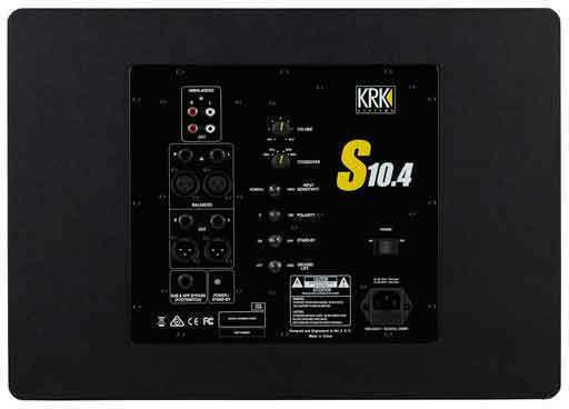 KRK S10.4 Active Subwoofer with Speaker 10" 160W Black