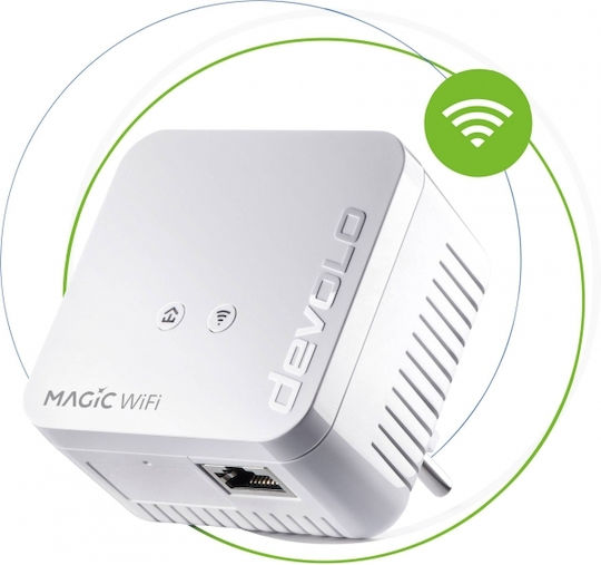 Devolo Magic 1 WiFi Mini Powerline Wi‑Fi 4 and Ethernet Port