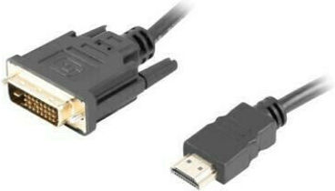 Lanberg 1.8m DVI-D male to HDMI male Cable Black (CA-HDDV-20CU-0018-BK)