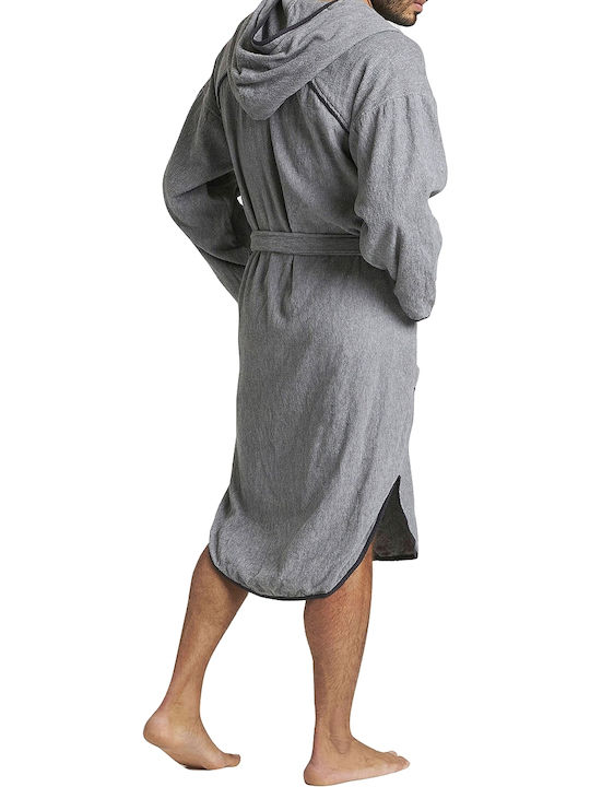 Arena Icons Parka Swimming Bathrobe Gray 004376-100