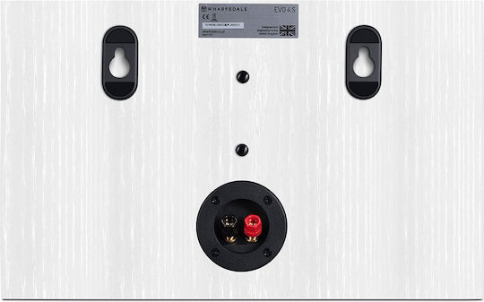 Wharfedale Evo 4.s S019.31745 Pair of Hi-Fi Speakers Bookself 3 No of Drivers W40xD14.5xH24.5cm. White