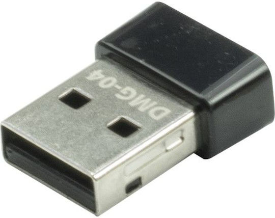 Inter-Tech DMG-04 USB Netzwerkadapter mit Drahtloser Verbindung Wi-Fi 650Mbps