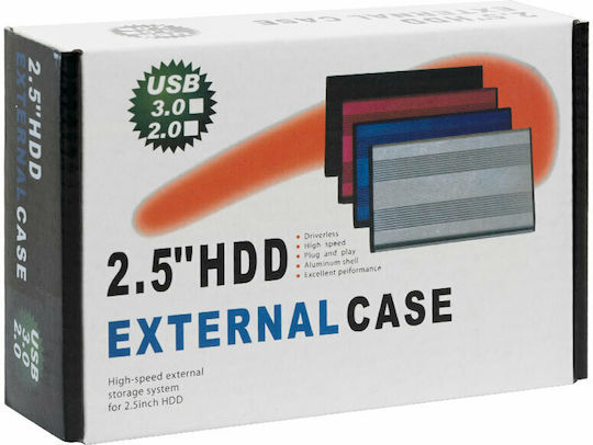 Voltstorm Case for Hard Drive 2.5" SATA III with Connection USB 2.0 Silver