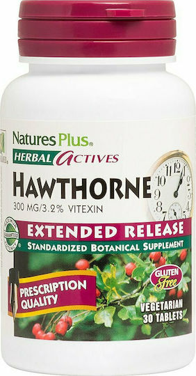 Nature's Plus Herbal Actives Hawthorne Extended Release 300mg 30 tabs