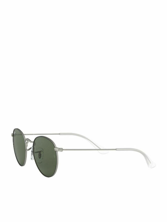 Ray Ban Άθραυστα Στρογγυλά Παιδικά Γυαλιά Ηλίου Ασημί