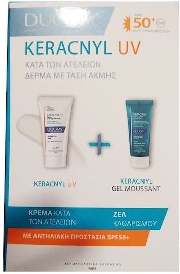 Ducray Keracnyl UV Set with Sunscreen Face Cream