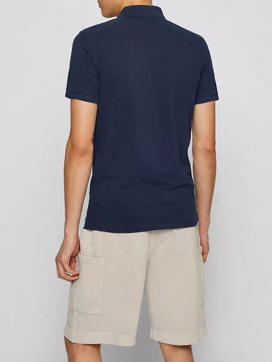 Hugo Boss Ανδρικό T-shirt Κοντομάνικο Polo Navy Μπλε