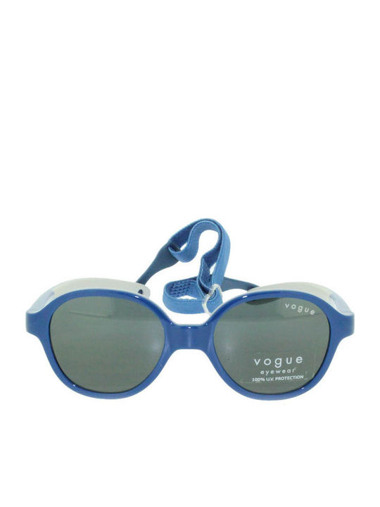 Vogue Rund Kinder-Sonnenbrillen Blau