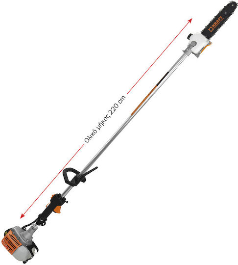 Kraft 691099 Stabiles Benzin-Kontaropriono 1hp Gesamtlänge 220cm und Klinge 25cm