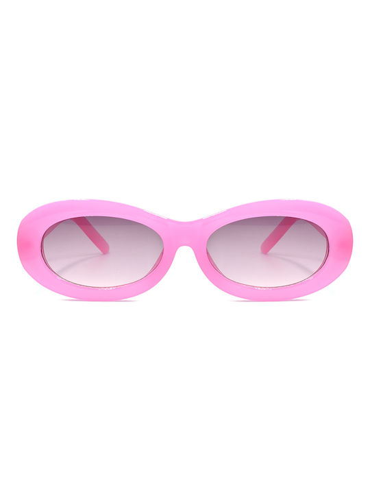 Awear Lina Women's Sunglasses with Pink Plastic Frame and Pink Lens