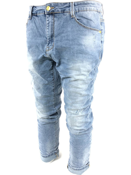 Men's Jeans Pants with Skinny Fit Blue