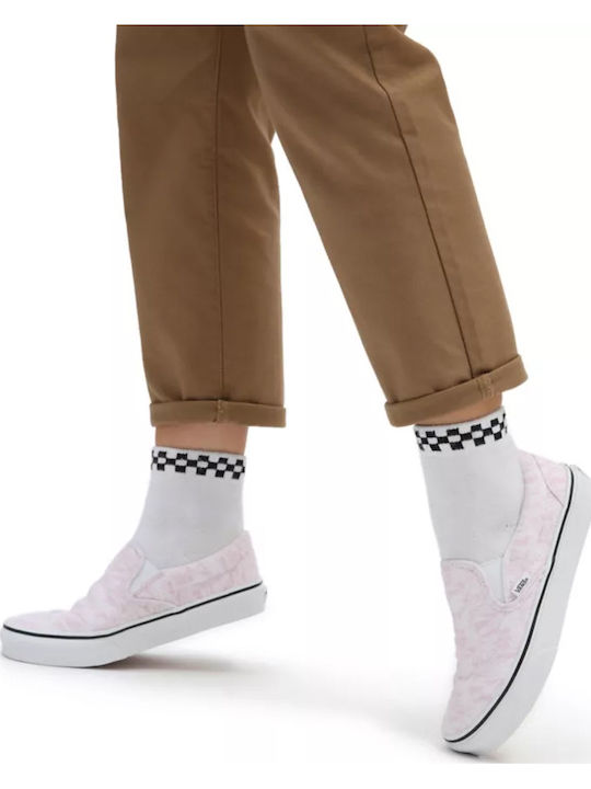 Classic Γυναικεία Slip-On Πάνινα Ροζ